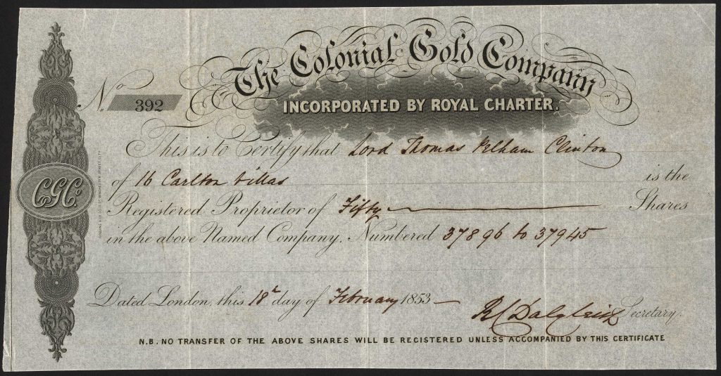 Colonial Gold Company - Scripoworld