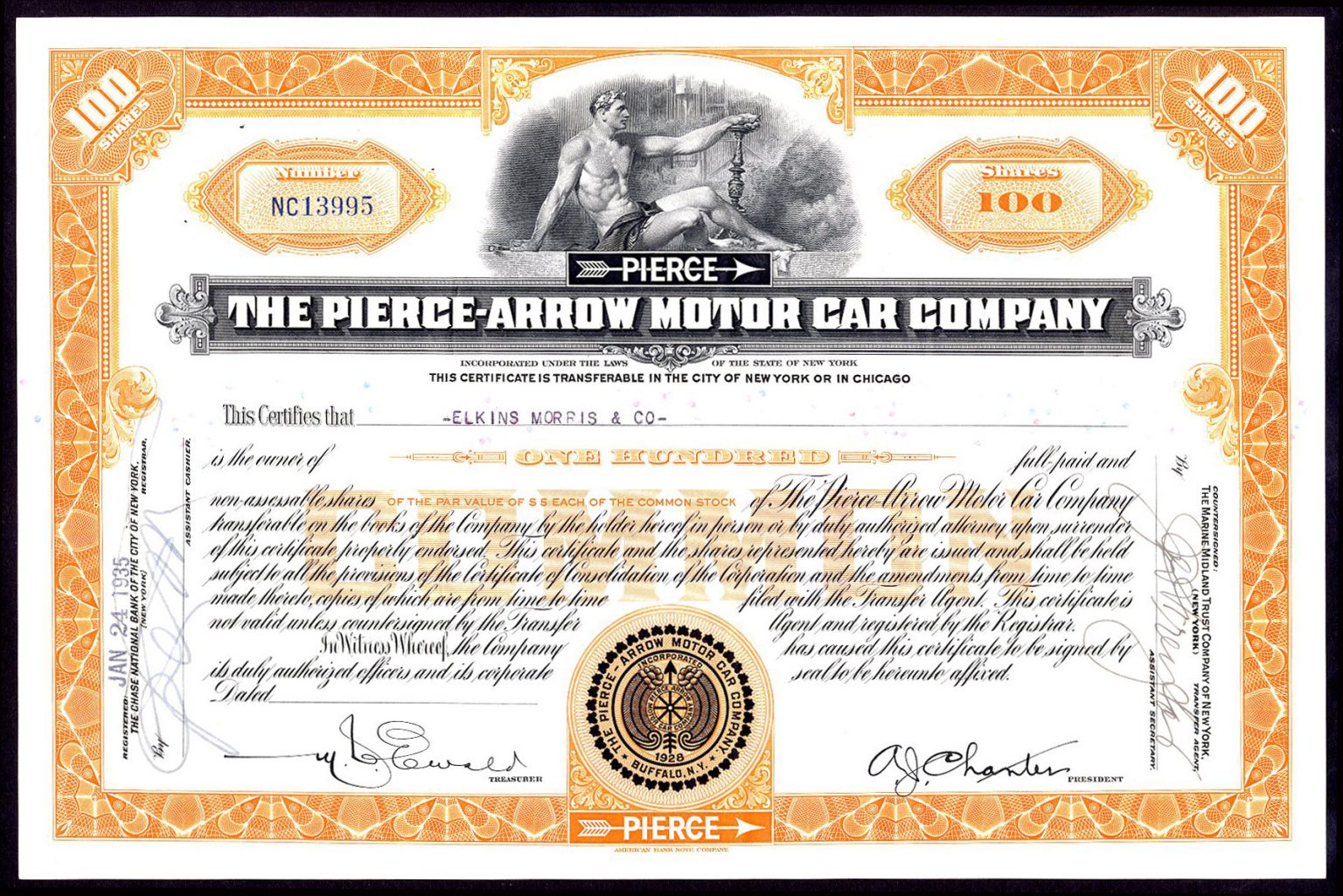 Pierce-Arrow Motor Car Company - Scripoworld